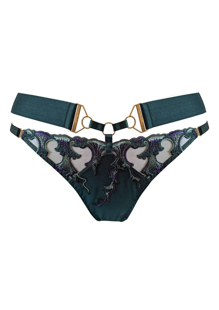 Bordelle Aurea Strap Thong Eden