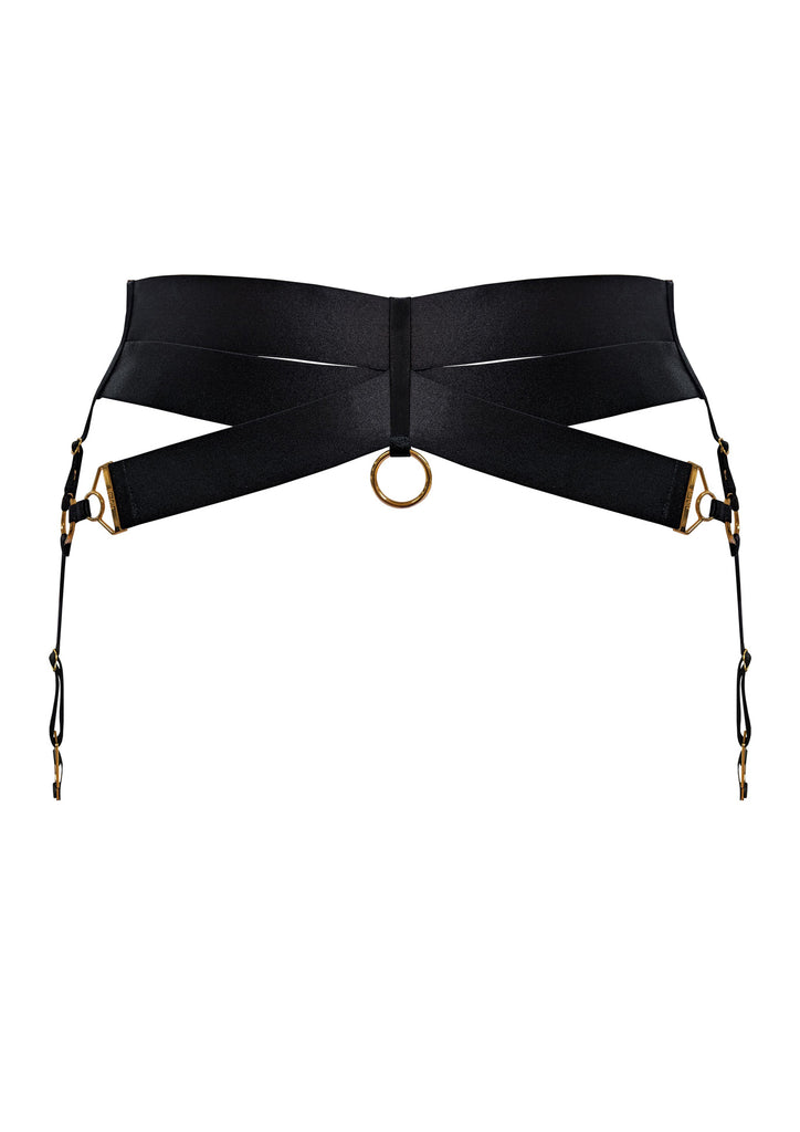 Bordelle Aurea Suspender Black