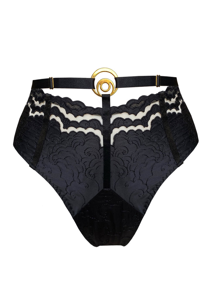 Bordelle Dala Hight Waist Brief Black