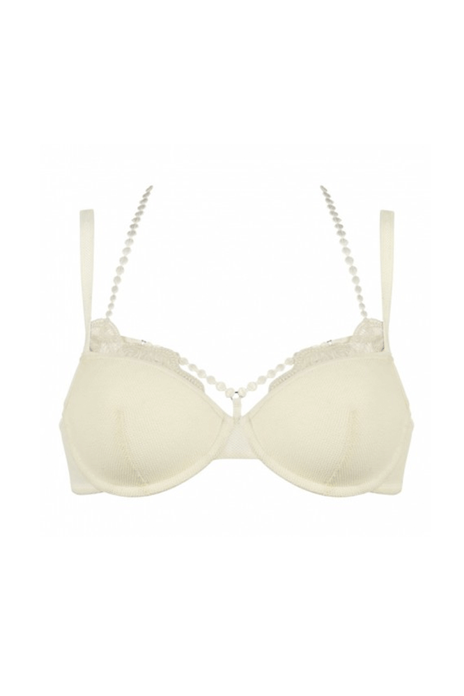 Mauritshuis white marble balcony bra by Marlies Dekkers workingirls lingerie