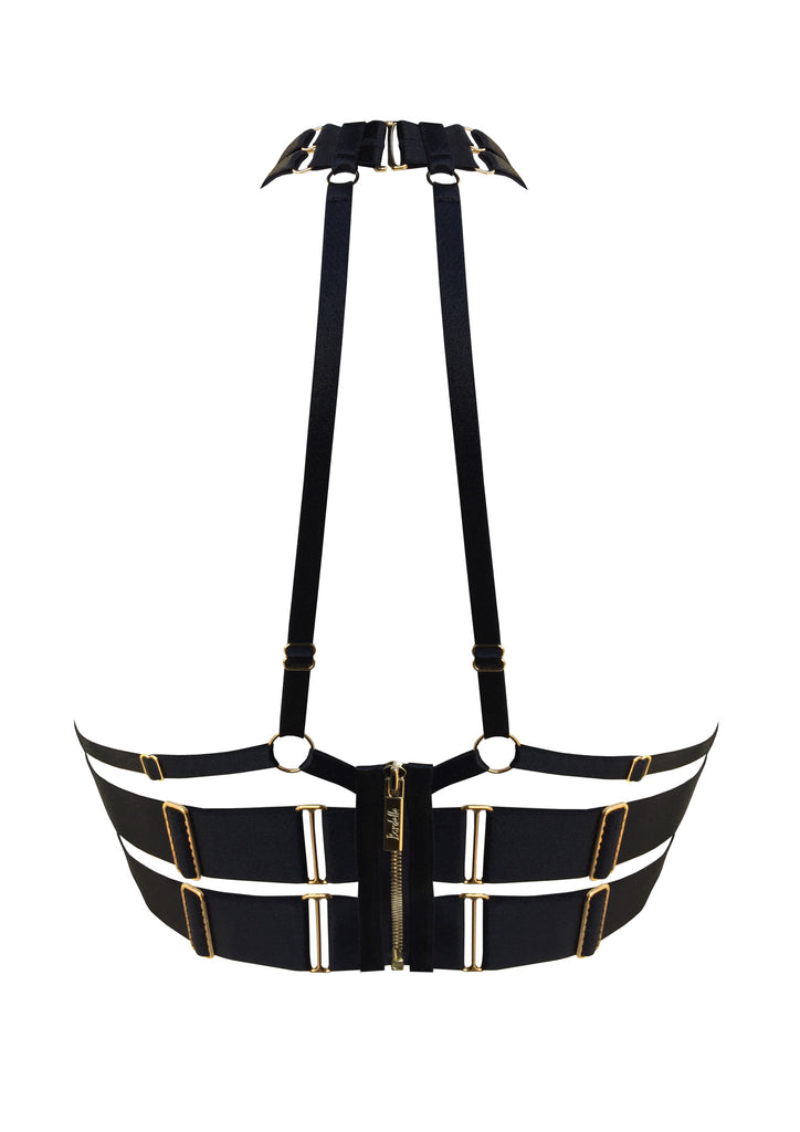 Bordelle Ula Harness Bra Black