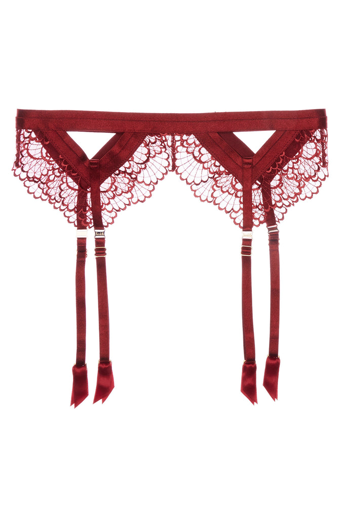 ordelle Red Sensu Panelled Suspender