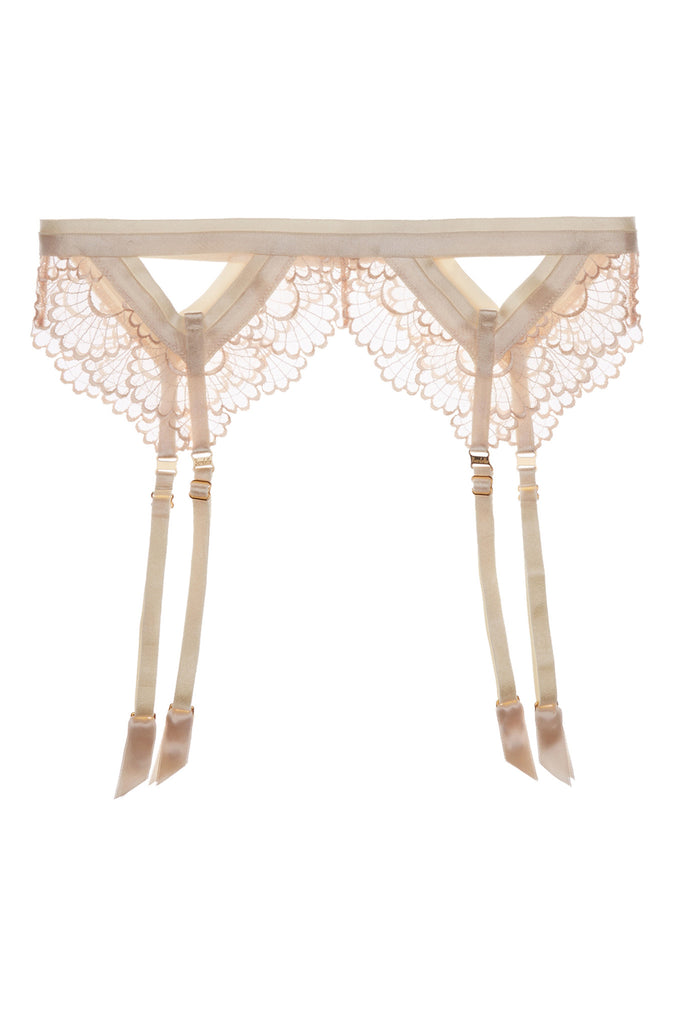 Bordelle Cream Sensu Panelled Suspender