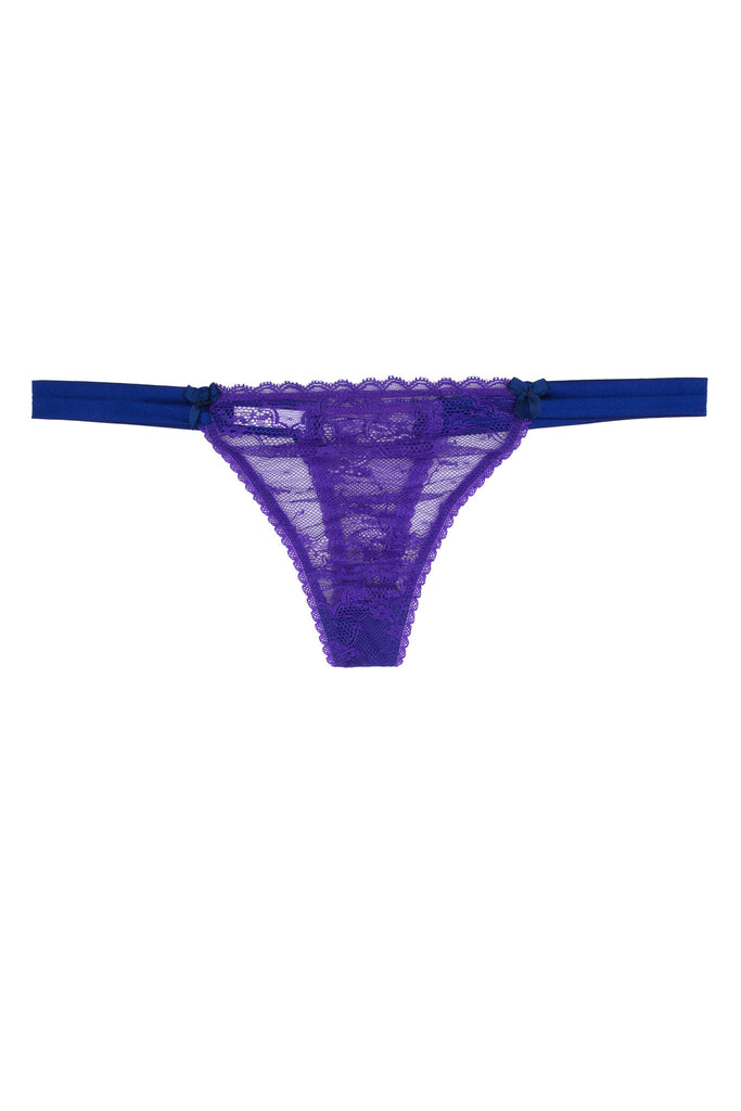 Poppet silk and lace thong by Mimi Holliday workingirls lingerie