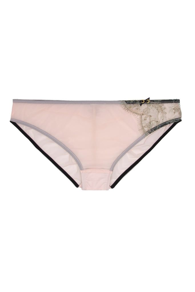 Pink and lace Isadora Brief by Lost in Wonderland workingirls lingerie