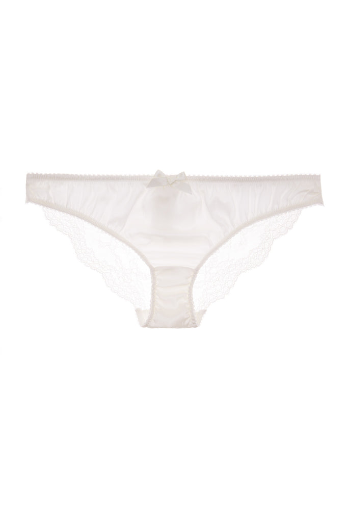 Ivory Lace back knicker by Lucile workingirls lingerie
