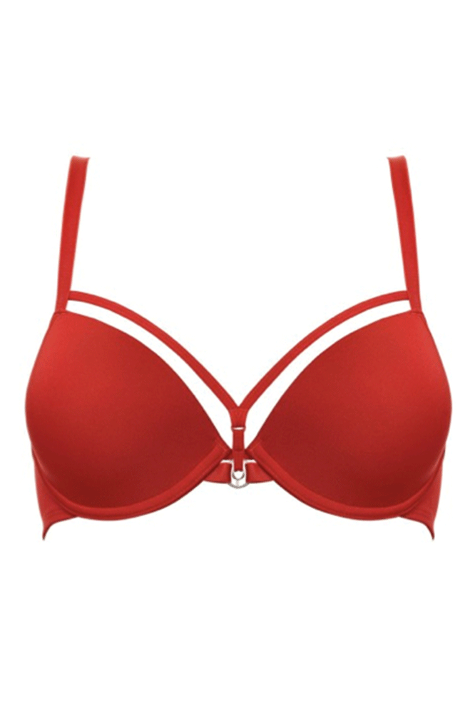 Space Odyssey red bra by Marlies Dekkers workingirls lingerie