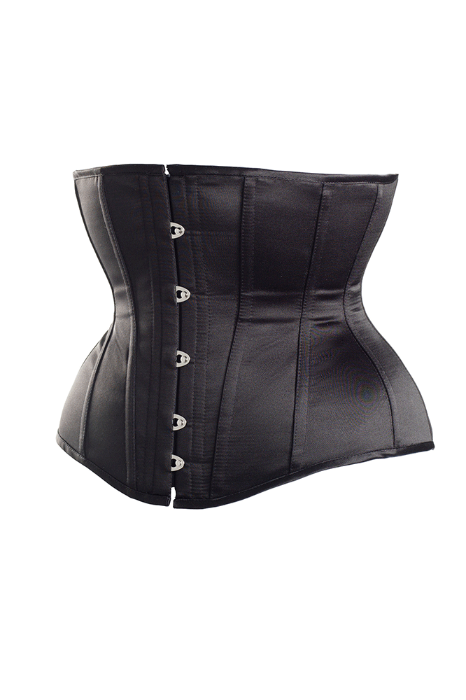 Ophelia Black Corset Ava Corsetry Workingirls Luxury Lingerie