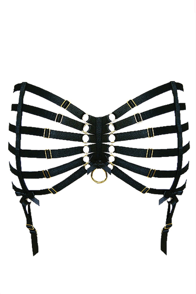 Webbed suspender belt by Bordelle workingirls lingerie